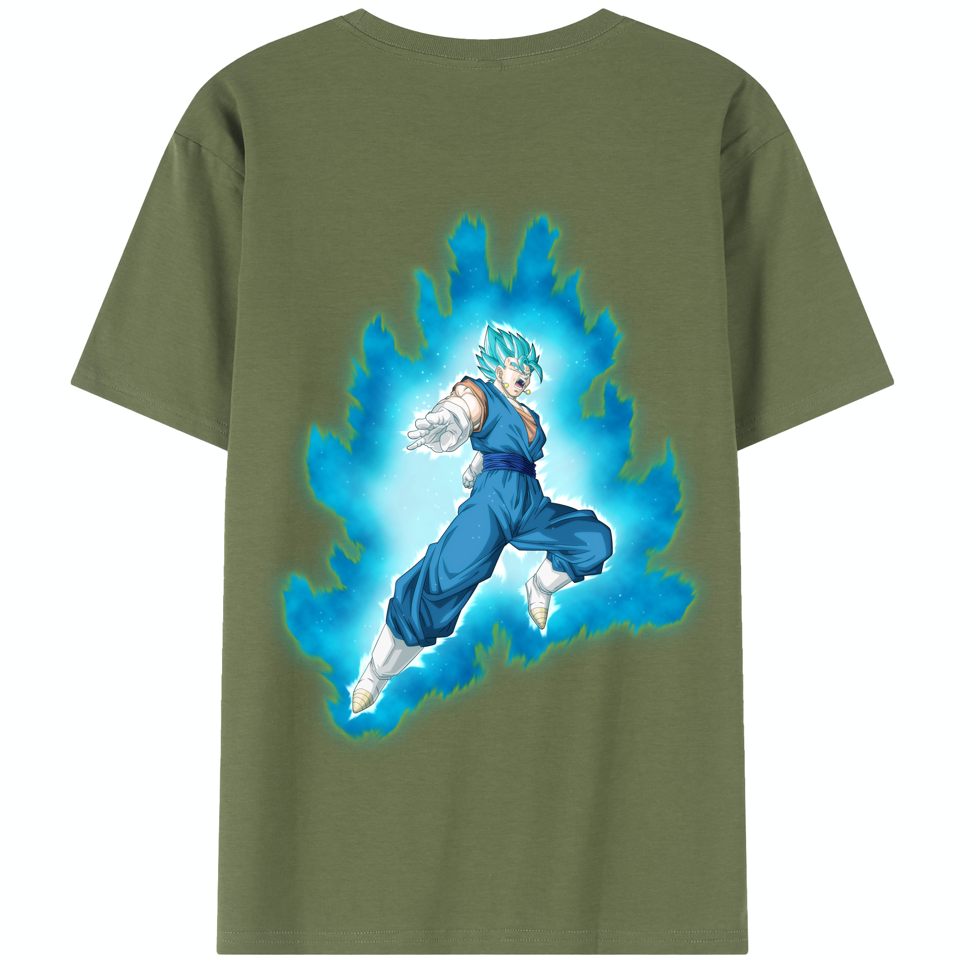 （画像用） ドラゴンボール ベジット DRAGON BALL Vegetto 綿100％半袖Tシャツ（背面プリント）
